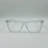 DEEOR MATTE WHITE SQUARE SUNGLASSES FRAME